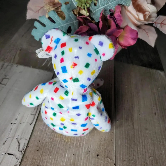 Ty 2K TY Beanie Baby Multicolored Bear Beanie Baby Original EUC 2000s - Picture 7 of 11